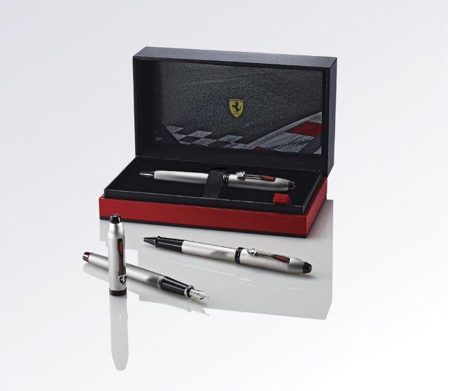 Ручка-роллер Cross Selectip Townsend Ferrari Brushed Aluminum Ручка-роллер Cross Selectip Townsend Ferrari Brushed Aluminum