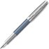 Ручка перьевая Parker Sonnet Premium F537 Metal Blue CT F перо золото 18K