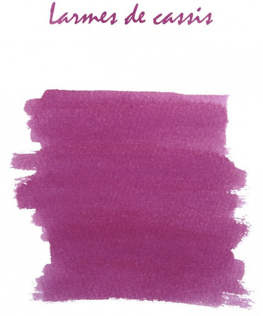 Картриджи для перьевых ручек Herbin, Larmes de cassis пурпурный, 6 шт Картриджи для перьевых ручек Herbin, Larmes de cassis пурпурный, 6 шт