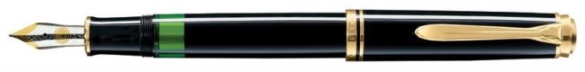 Перьевая ручка Pelikan Souveraen M 600, Black GT Перьевая ручка Pelikan Souveraen M 600, Black GT