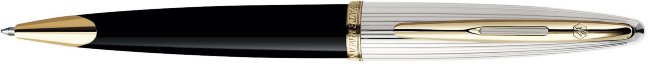 Набор: Шариковая ручка Waterman Carene De Luxe Black Silver GT, чехол, подарочная коробка Набор: Шариковая ручка Waterman Carene De Luxe Black Silver GT, чехол, подарочная коробка