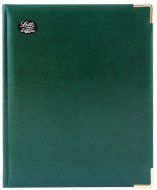Ежедневник Letts LEXICON A5, позолоченный срез, недатированный, зеленый