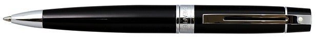 Шариковая ручка Sheaffer 300 Glossy Black Chrome CT