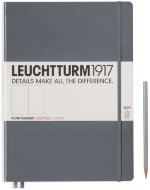Записная книжка Leuchtturm Master Slim A4+ (в точку), 123 стр., твердая обложка, антрацит