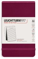 Блокнот Leuchtturm Reporter Notepad Pocket (в линейку), 188 стр., твердая обложка, винный