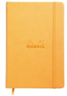 Записная книжка Rhodia Webnotebook в твердой обложке, A5, нелинованная, 90 г, оранжевый