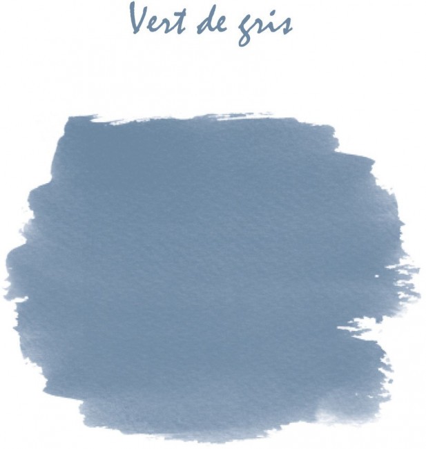 Чернила в банке Herbin, 10 мл, Vert de gris Зелено-серый Чернила в банке Herbin, 10 мл, Vert de gris Зелено-серый