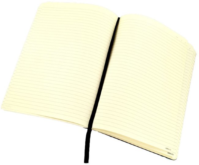 Блокнот LETTS EDGE, 96 листов, линейка, черный