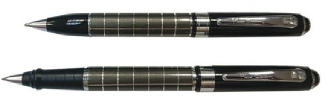 Набор Pierre Cardin PEN&PEN ручка шариковая и роллер, черный c серым Набор Pierre Cardin PEN&PEN ручка шариковая и роллер, черный c серым