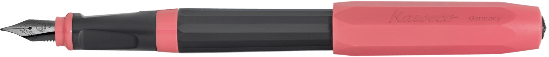 Ручка перьевая PERKEO Bad Taste  F 0.7мм черный корпус с розовыми вставками и колпачком