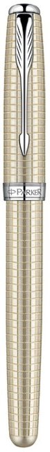 Перьевая ручка Parker Sonnet`10 Cisele Decal F535 Silver CT