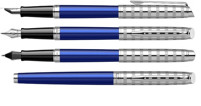 Перьевая ручка Waterman Hemisphere Deluxe Marine Blue F