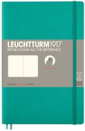 Записная книжка Leuchtturm Paperback В6+ (нелинованная), 123 стр., мягкая обложка, изумрудная