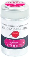 Картриджи для перьевых ручек Herbin, Rouge caroubier алый, 6 шт