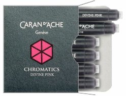 Картриджи Caran d'Ache Chromatics Divine Pink для перьевых ручек (6шт)
