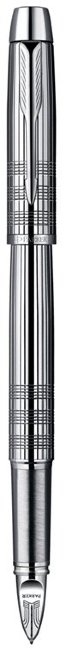 Ручка-5й пишущий узел Parker IM Premium F522, Shiny Chrome Chiselled CT Ручка-5й пишущий узел Parker IM Premium F522, Shiny Chrome Chiselled CT