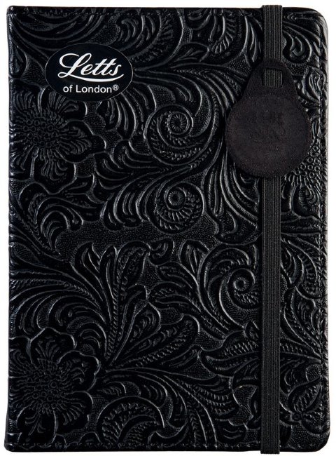 Еженедельник LETTS BAROQUE, А6, черный Еженедельник LETTS BAROQUE, А6, черный