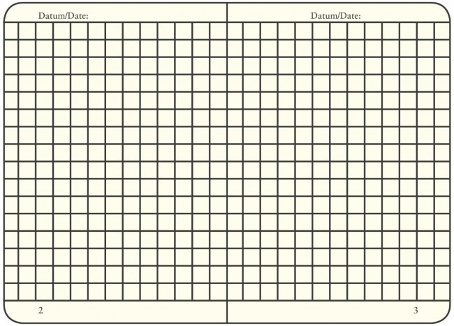 Записная книжка Leuchtturm A6 (в клетку), 187 стр., твердая обложка, пурпурная