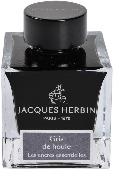 Чернила в банке Herbin Prestige, 50 мл, Gris de houle Серый