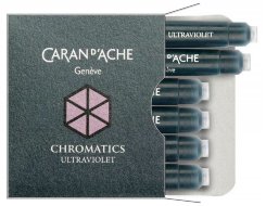 Картриджи Caran d'Ache Chromatics Ultraviolet для перьевых ручек (6шт)