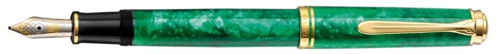Перьевая ручка Pelikan Souveraen M 600 Vibrant Green GT 