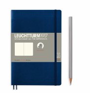 Записная книжка Leuchtturm Paperback В6+ (нелинованная), 123 стр., мягкая обложка, темно-синяя