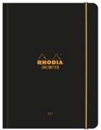Записная книжка Rhodia Unlimited в мягкой обложке, A5+, точка, 80 г, черный