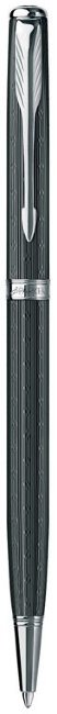 Шариковая ручка Parker Sonnet Chiselled Slim K450, Carbon CT