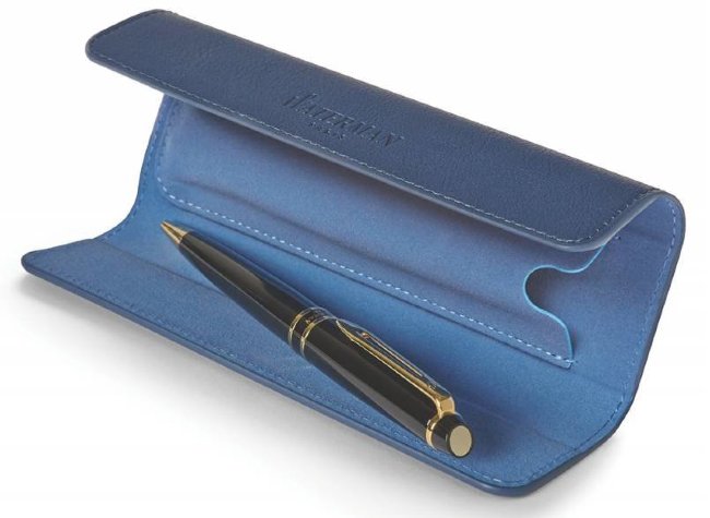 Подарочный набор Waterman Expert (ручка шариковая Expert Black Laque GT, чехол для ручки) Подарочный набор Waterman Expert (ручка шариковая Expert Black Laque GT, чехол для ручки)