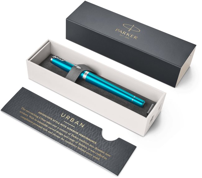 Перьевая ручка Parker Urban Core F309, Vibrant Blue CT Перьевая ручка Parker Urban Core F309, Vibrant Blue CT