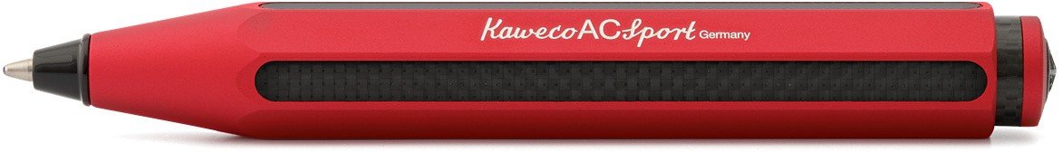 Ручка шариковая AC Sport 1мм красный корпус c черными вставками