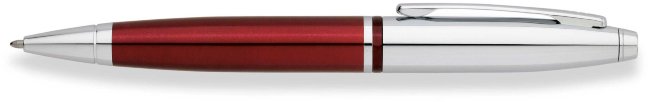 Шариковая ручка Cross Calais, Chrome/Red