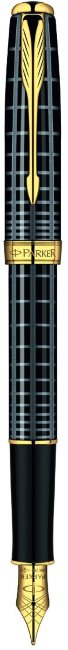 Перьевая ручка Parker Sonnet F531, Dark Grey Laquer GT Перьевая ручка Parker Sonnet F531, Dark Grey Laquer GT