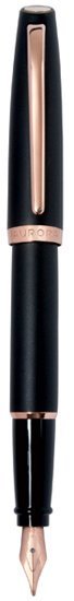 Перьевая ручка Aurora Style, Matte Black and Rose GT Перьевая ручка Aurora Style, Matte Black and Rose GT