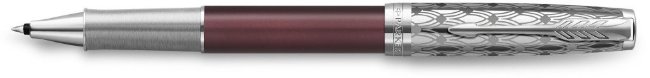 Ручка роллер Parker Sonnet Premium T537 Metal Red CT F черные чернила Ручка роллер Parker Sonnet Premium T537 Metal Red CT F черные чернила