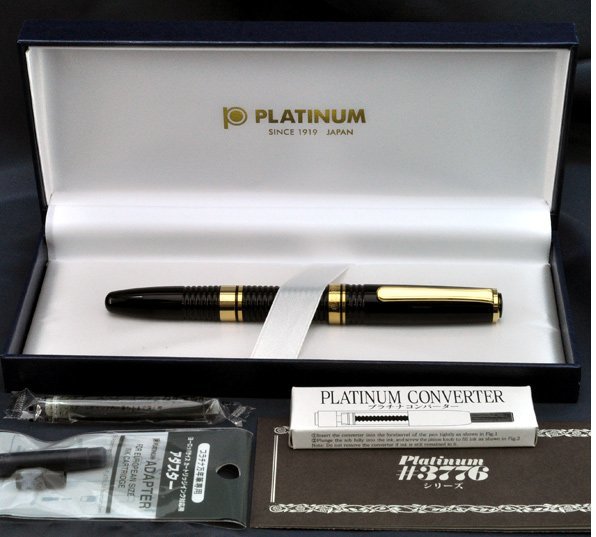 Ручка перьевая Platinum «Gathered» черная (ptb-20000g/1) за 0.0000 руб ...
