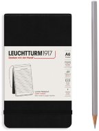 Блокнот Leuchtturm Reporter Notepad Pocket (в линейку), 188 стр., твердая обложка, черный