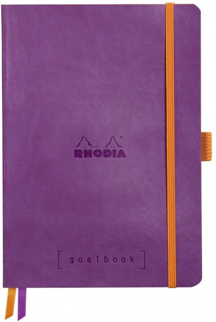 Записная книжка Rhodiarama Goalbook в мягкой обложке, A5, точка, 90 г, Purple Фиолетовый Записная книжка Rhodiarama Goalbook в мягкой обложке, A5, точка, 90 г, Purple Фиолетовый