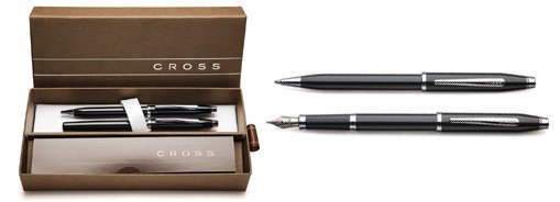 Набор Cross Century II: перьевая ручка и шариковая ручка, Black CT Набор Cross Century II: перьевая ручка и шариковая ручка, Black CT