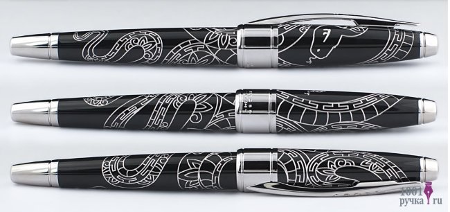 Перьевая ручка Cross Apogee Snake Year 2013 (Special Edition), Black Laquer