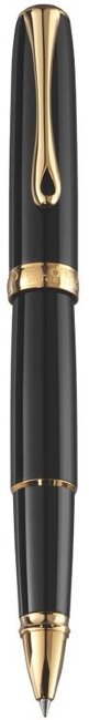 Ручка-роллер Diplomat Excellence Black Lacquer Gold