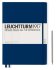 Записная книжка Leuchtturm Master Slim A4+ (нелинованная), 123 стр., твердая обложка, темно-синяя