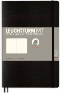 Записная книжка Leuchtturm Paperback В6+ (нелинованная), 123 стр., мягкая обложка, черная