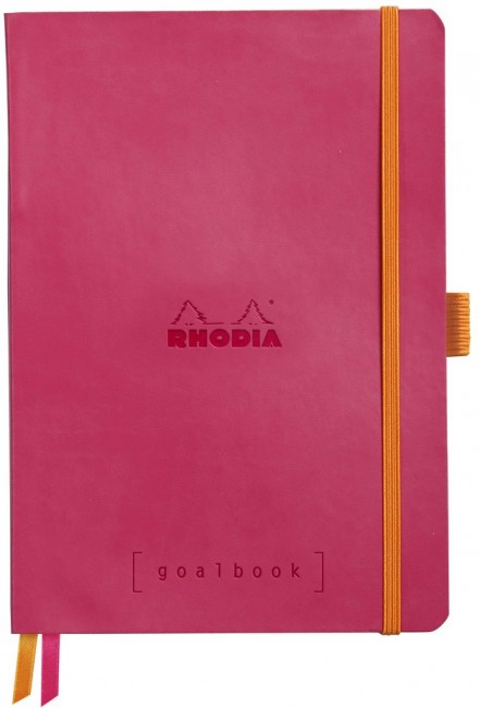 Записная книжка Rhodiarama Goalbook в мягкой обложке, A5, точка, 90 г, Raspberry Малиновый Записная книжка Rhodiarama Goalbook в мягкой обложке, A5, точка, 90 г, Raspberry Малиновый