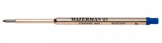 Стержень шариковый для ручки Waterman, толщина линии тонкая (F), цвет синий Стержень шариковый для ручки Waterman, толщина линии тонкая (F), цвет синий