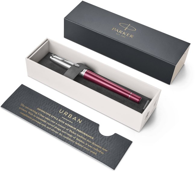 Перьевая ручка Parker Urban Premium F310, Dark Purple CT Перьевая ручка Parker Urban Premium F310, Dark Purple CT