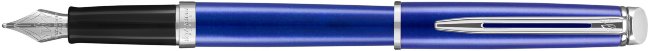 Перьевая ручка Waterman Hemisphere Bright Blue CT F, подарочная коробка Перьевая ручка Waterman Hemisphere Bright Blue CT F, подарочная коробка