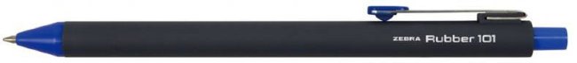 Ручки шариковые Zebra RUBBER 101 0.7мм, синие чернила (12 штук) Ручки шариковые Zebra RUBBER 101 0.7мм, синие чернила (12 штук)