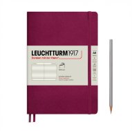 Записная книжка Leuchtturm А5 (в линейку), 123 стр., мягкая обложка, винная