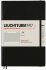 Записная книжка Leuchtturm Paperback В6+ (в клетку), 123 стр., мягкая обложка, черная